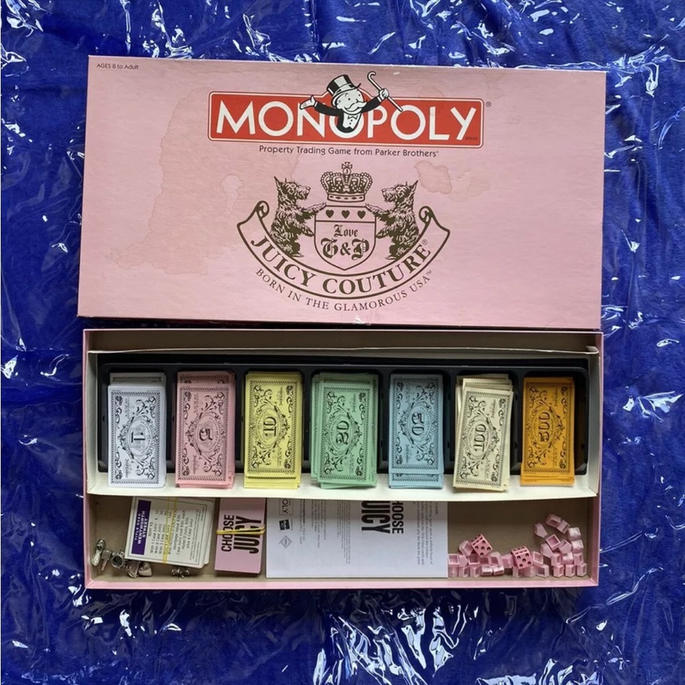 RARE Vintage Juicy Couture Monopoly Game Set